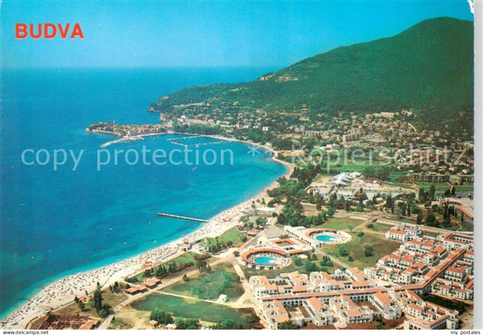 73861879 Budva Montenegro Fliegeraufnahme  - Montenegro