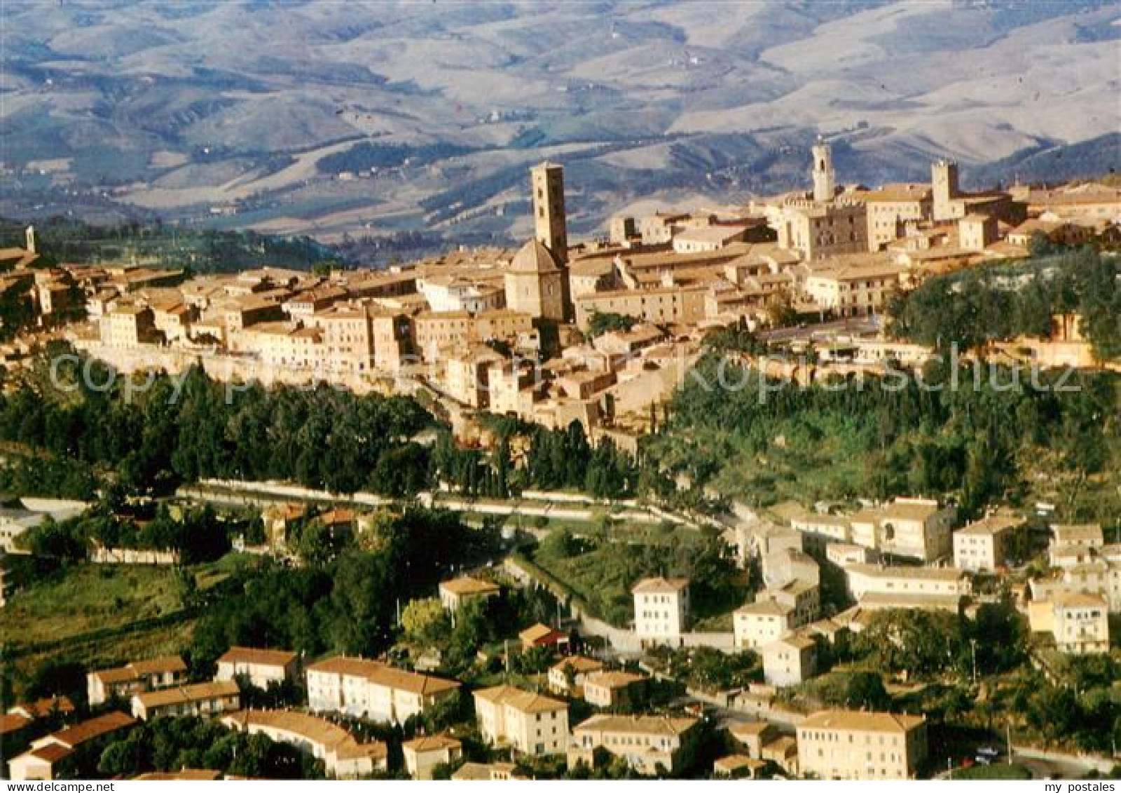 73861876 Volterra Toscana IT Citta Etrusca Fliegeraufnahme  - Other & Unclassified