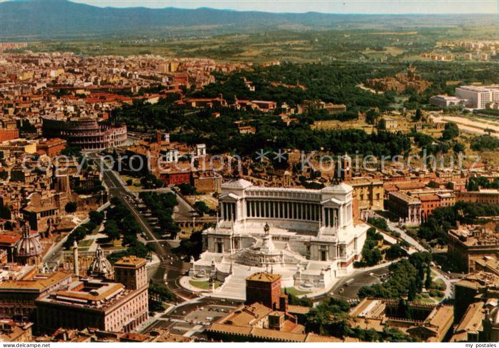 73861850 Roma  Rom IT Monumento A Vittorio Emanuele II Fliegeraufnahme  - Other & Unclassified