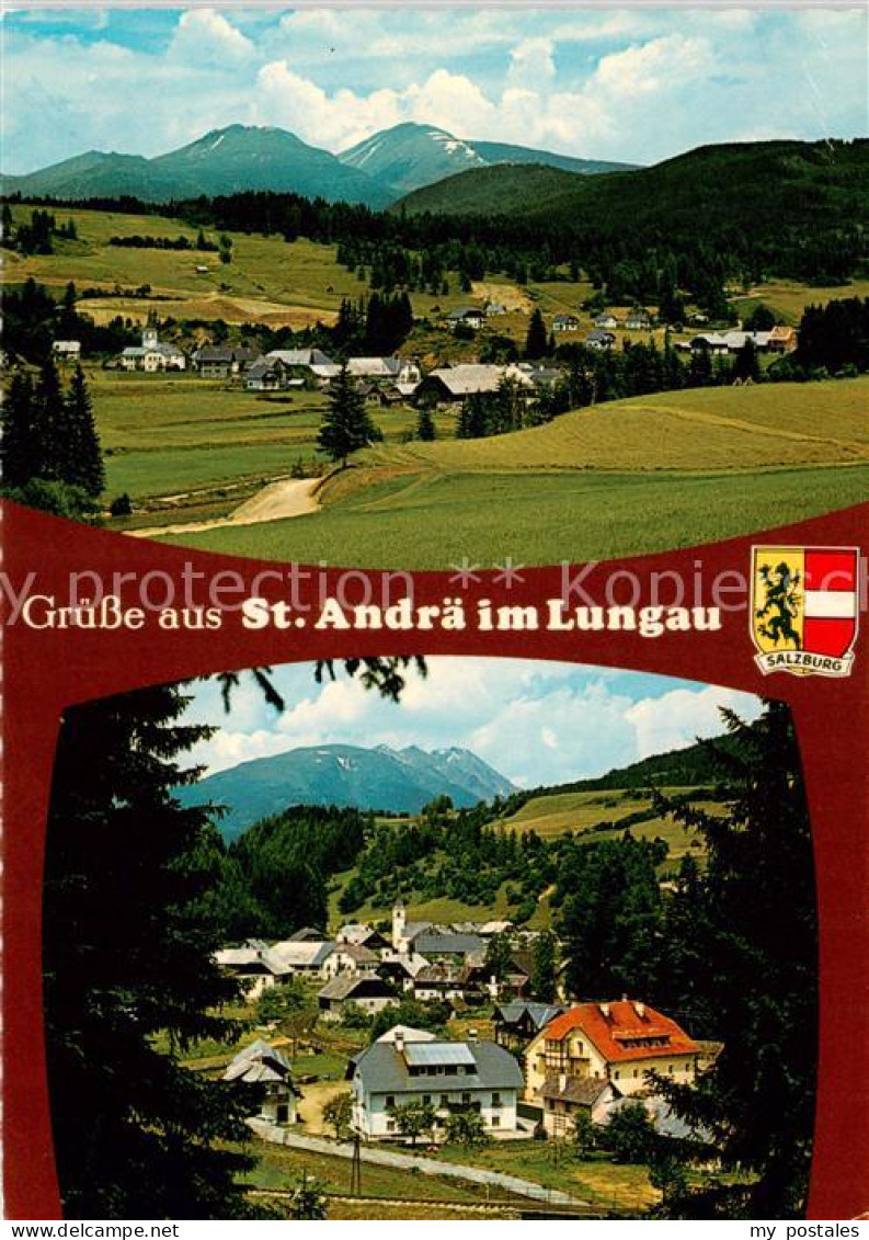 73861838 Sankt Andrae Lungau Panorama Ortsansicht Sankt Andrae Lungau - Sonstige & Ohne Zuordnung