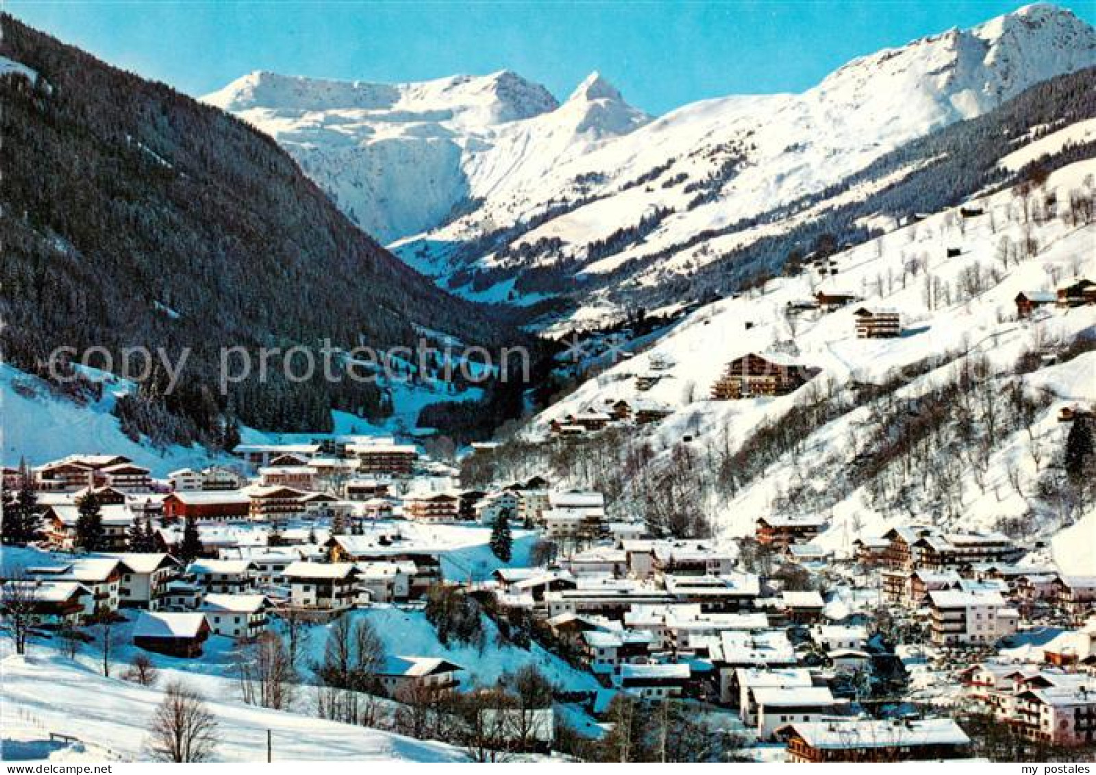 73861829 Hinterglemm Saalbach Panorama Mit Talschluss Hinterglemm Saalbach - Other & Unclassified