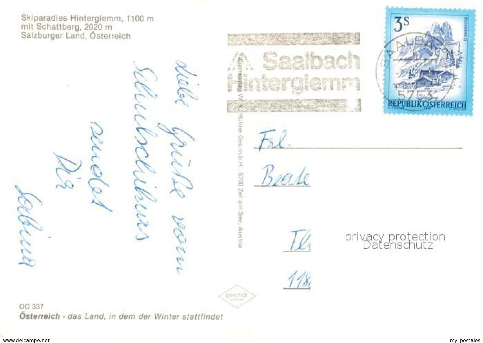 73861821 Hinterglemm Saalbach Mit Schattberg Hinterglemm Saalbach - Other & Unclassified