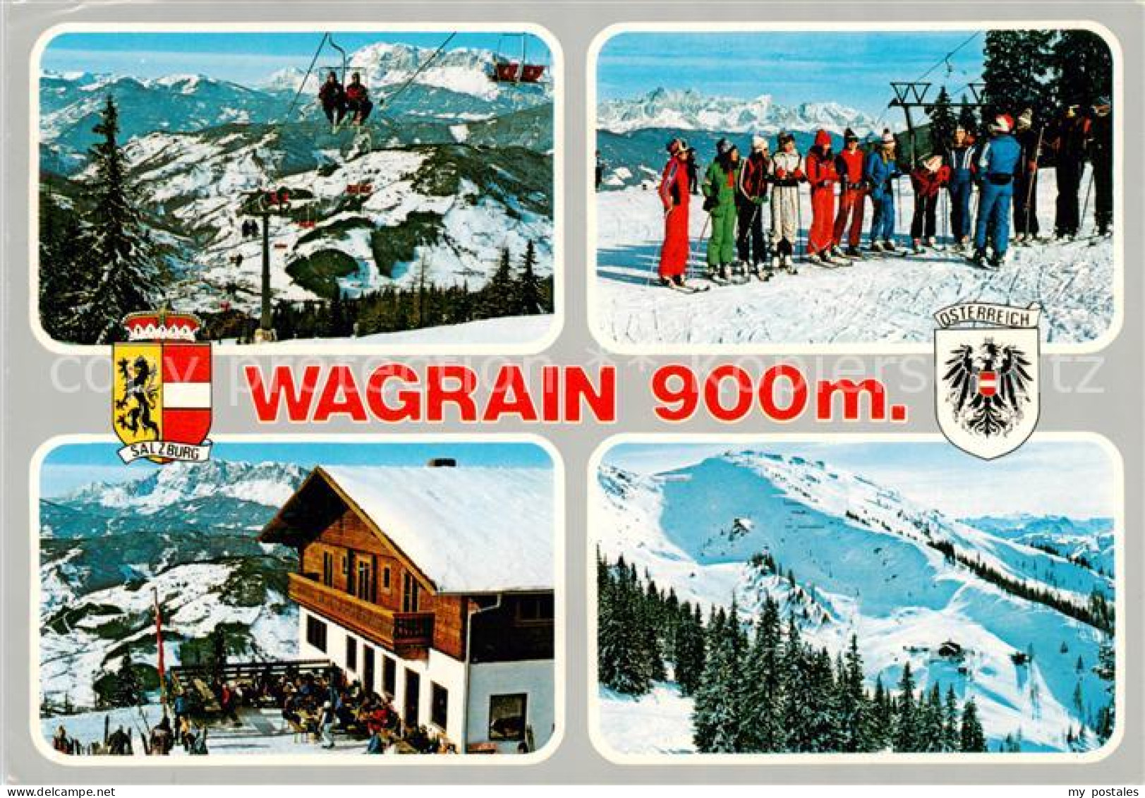 73861786 Wagrain  Salzburg AT Sessellift Skischule Berggasthaus   - Sonstige & Ohne Zuordnung