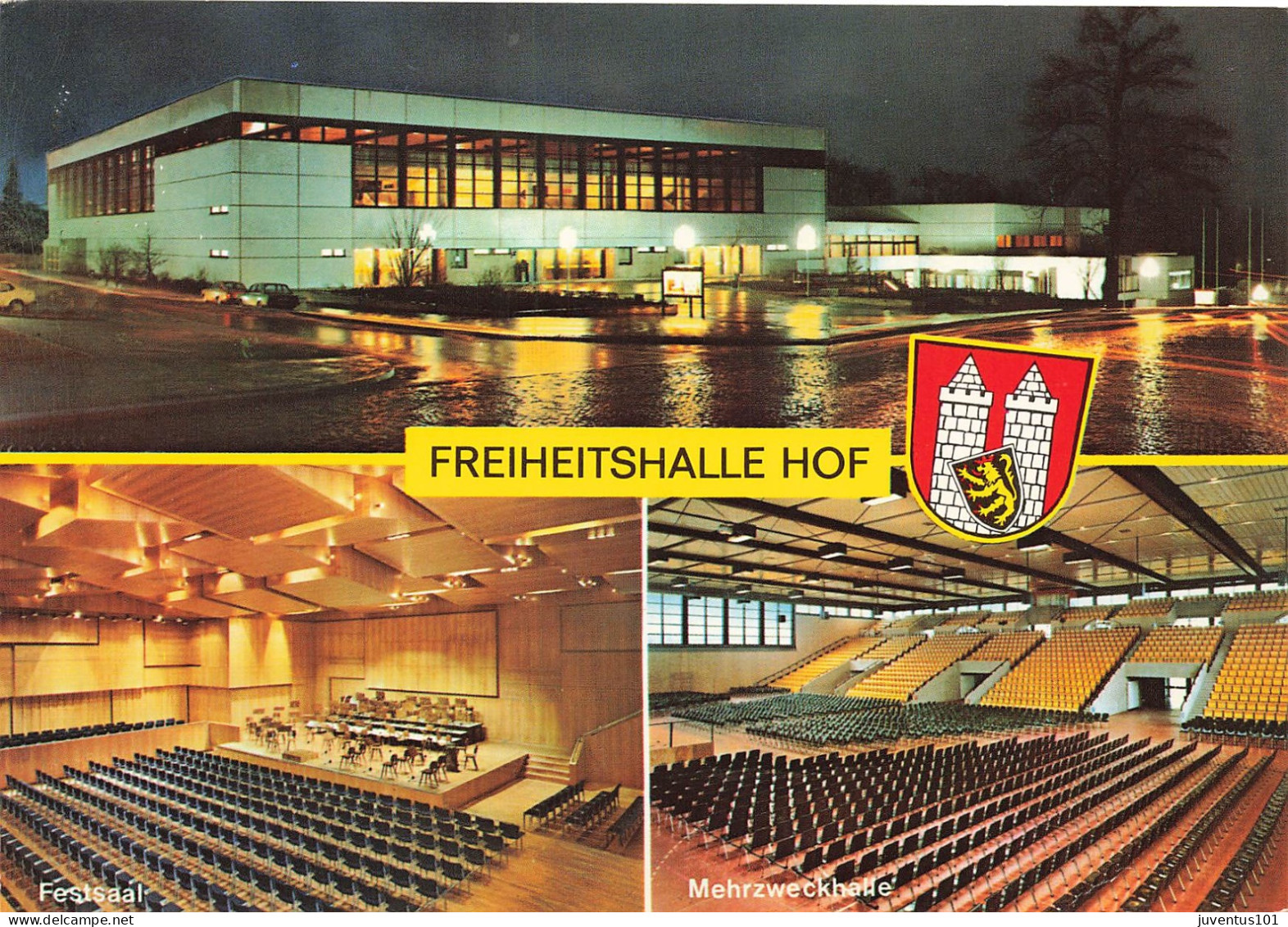 CPSM Hof - Freiheitshalle-Timbre     L2873 - Hof