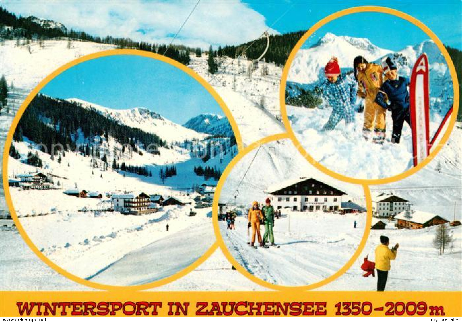 73861751 Zauchensee Altenmarkt Im Pongau AT Teilansichten Schlepplift Skipisten  - Autres & Non Classés