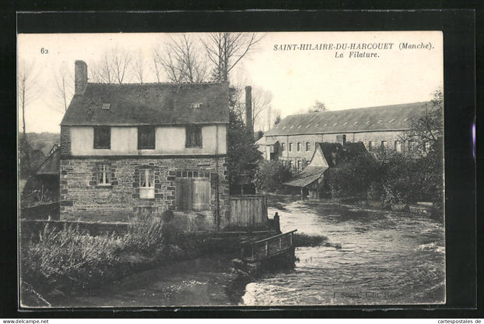 CPA St-Hilaire-du-Harcouet, La Filature  - Saint Hilaire Du Harcouet