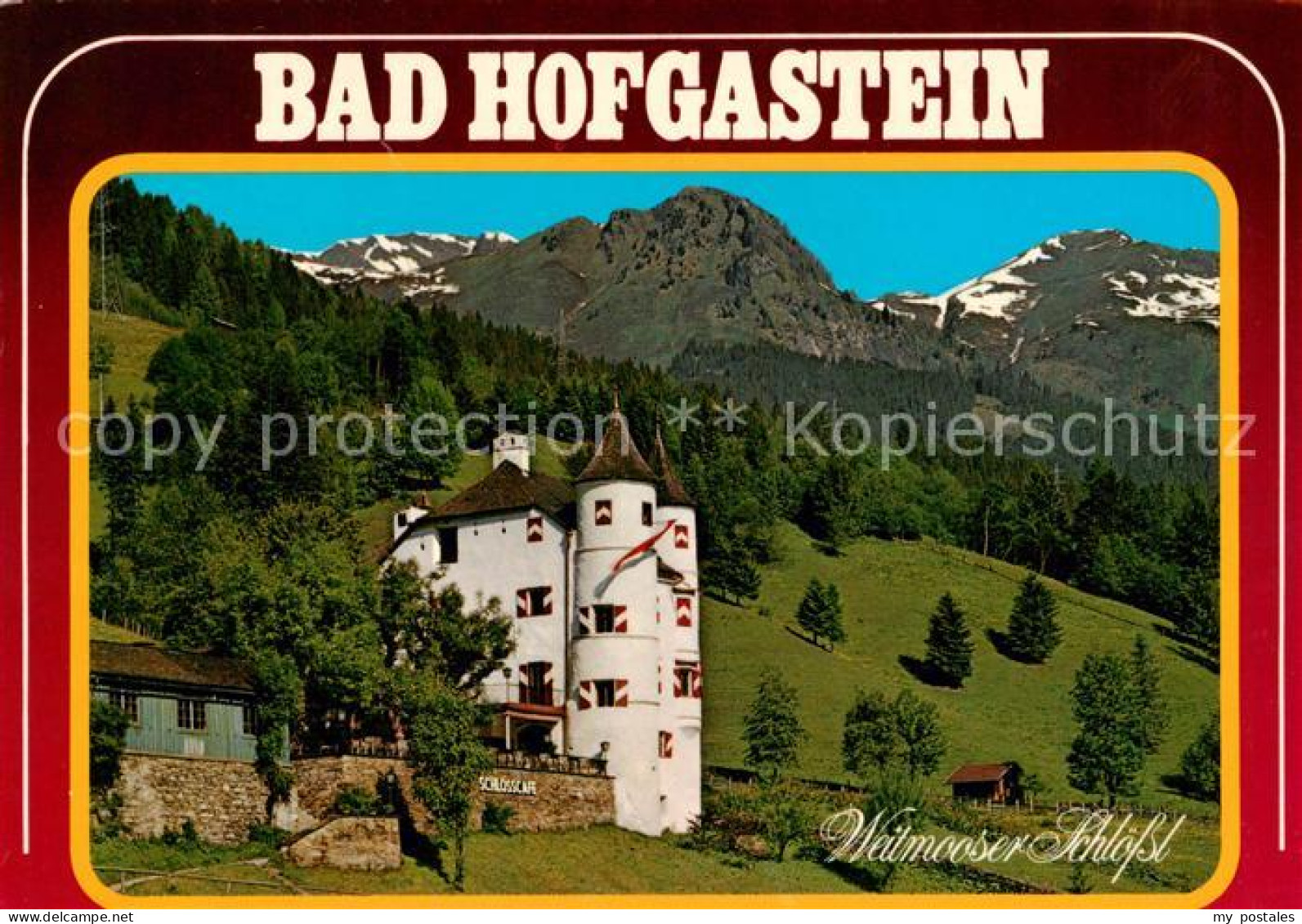 73861732 Bad Hofgastein AT Weitmooser Schloessl Mit Hundskopf  - Autres & Non Classés