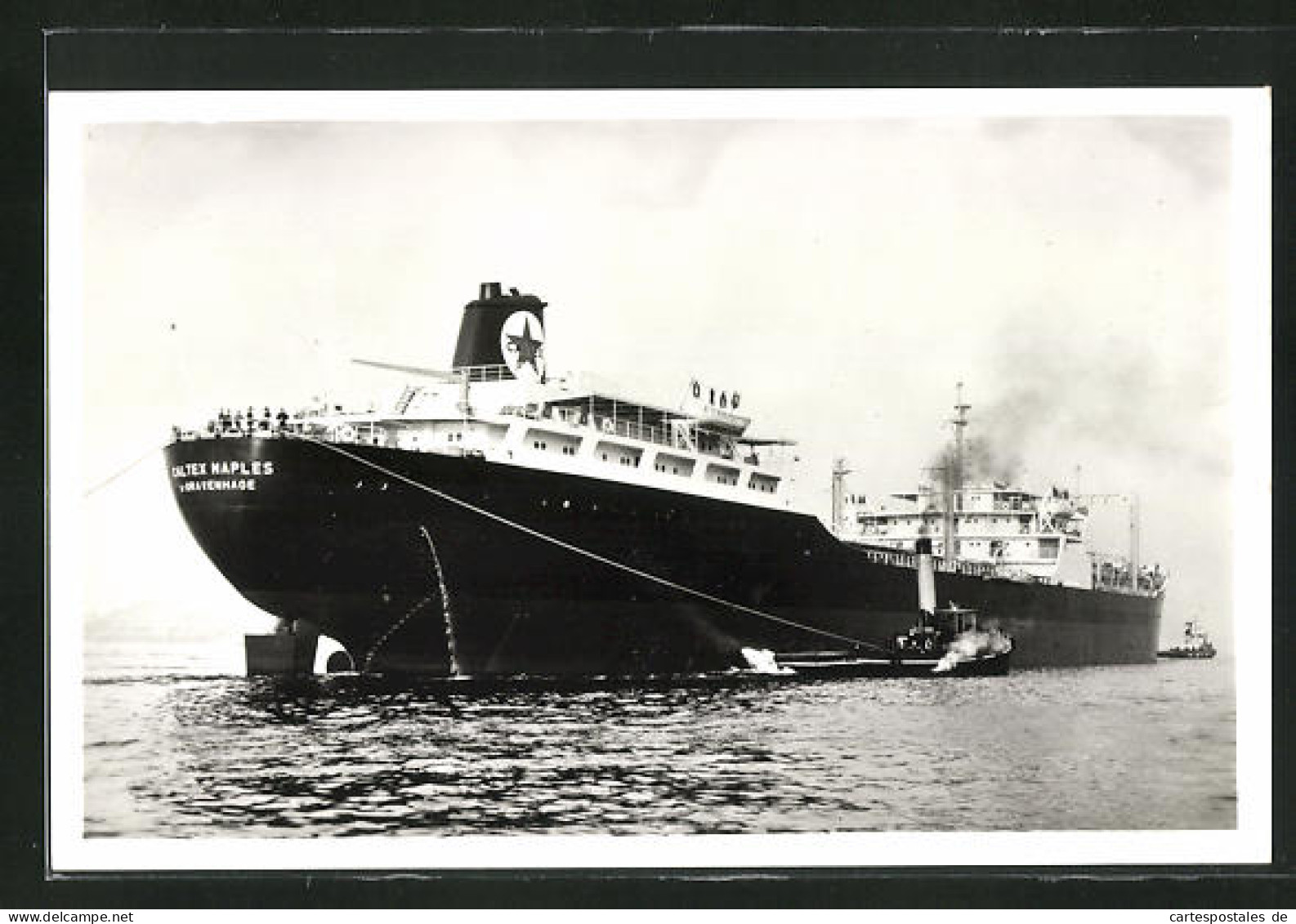 AK Handelsschiff Caltex Naples, N.V. Nederlandse Pacific Tankvaart Maatschappij  - Koopvaardij