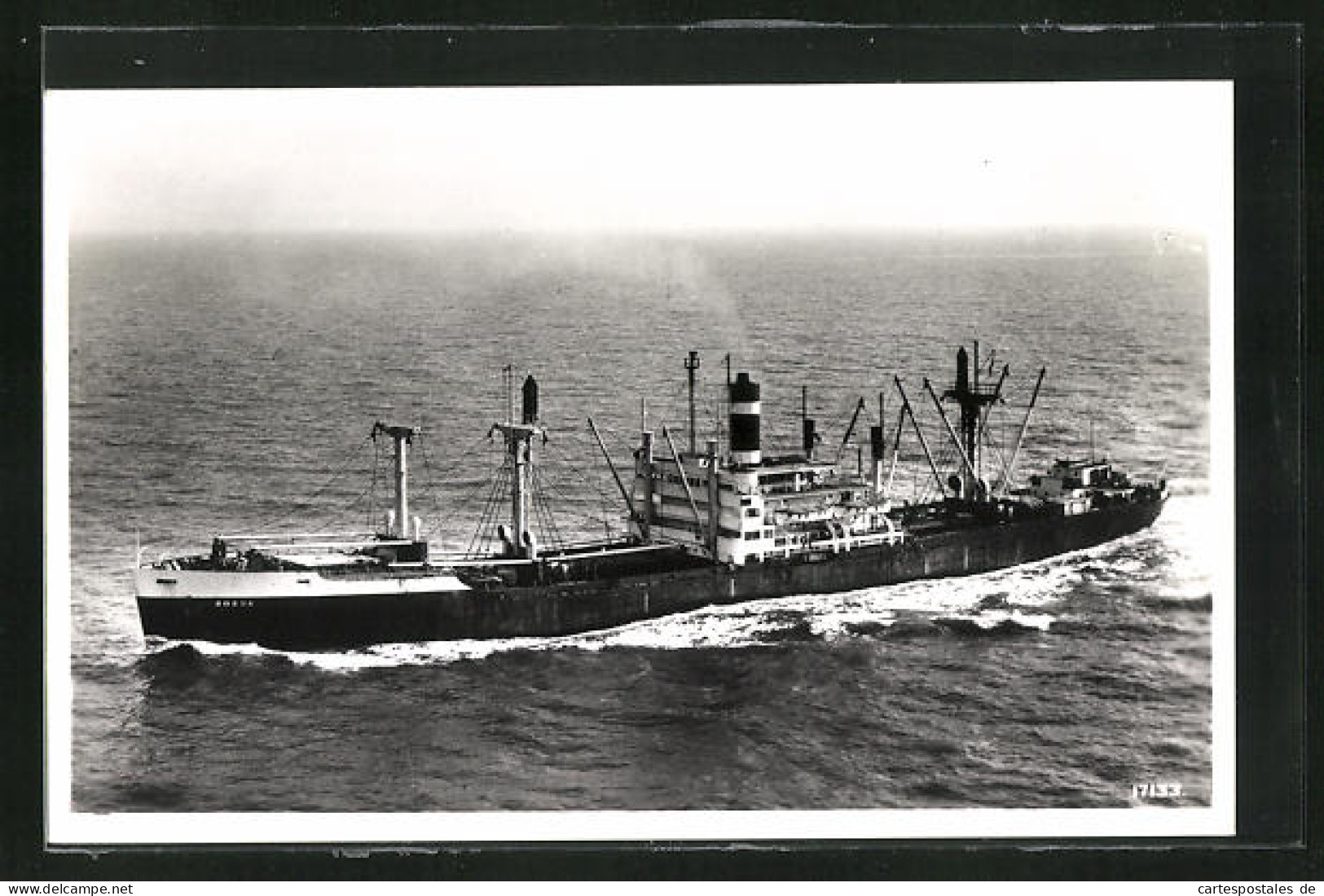 AK Handelsschiff SS Breda Der KNSM Auf Hoher See  - Cargos