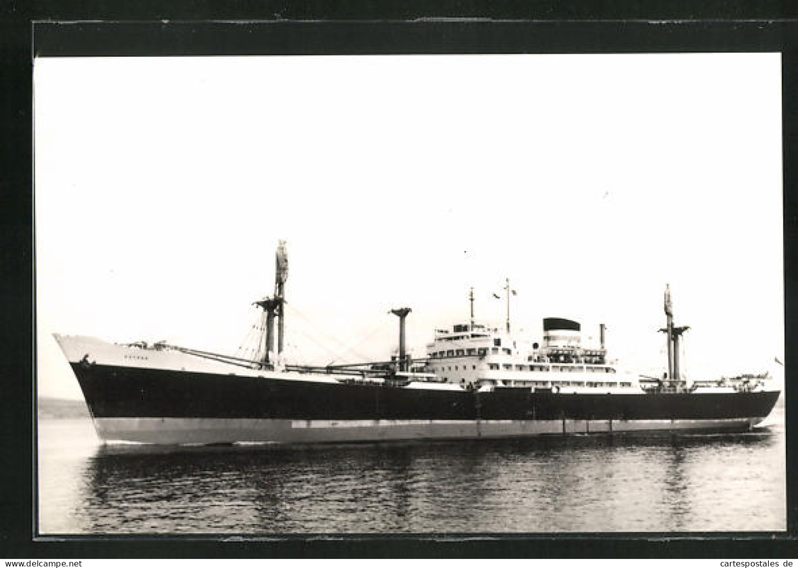 AK Handelsschiff MS Author Der Reederei T. & J. Harrison Liverpool  - Comercio