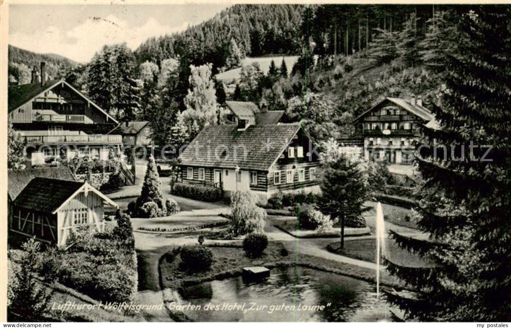 73822021 Woelfelsgrund Glatz PL Garten Des Hotels Zur Guten Laune  - Poland