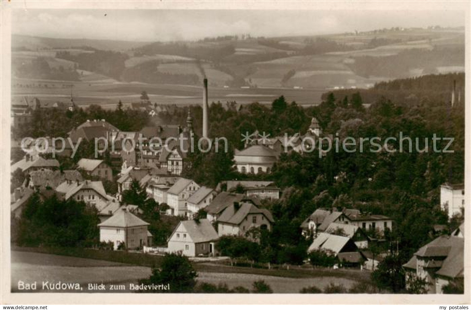 73822003 Bad Kudowa Kudowa-Zdroj Niederschlesien PL Blick Zum Badeviertel  - Poland