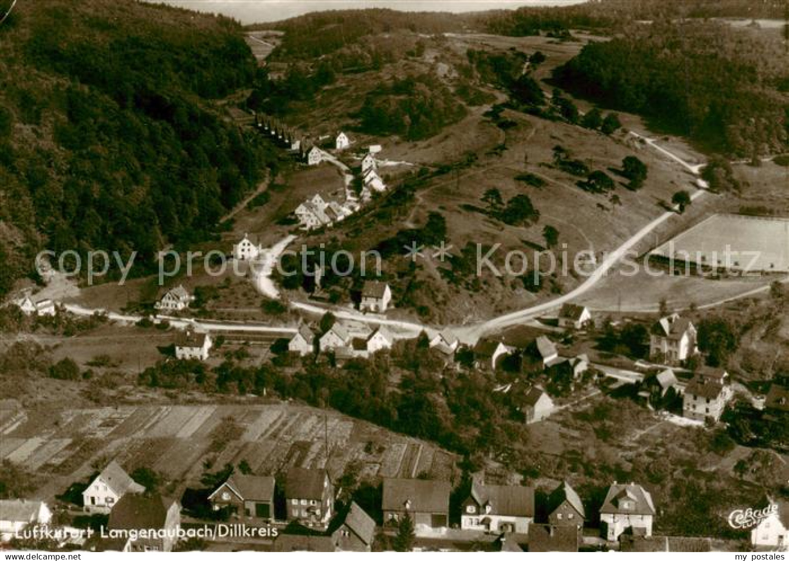 73821917 Langenaubach Fliegeraufnahme Langenaubach - Sonstige & Ohne Zuordnung