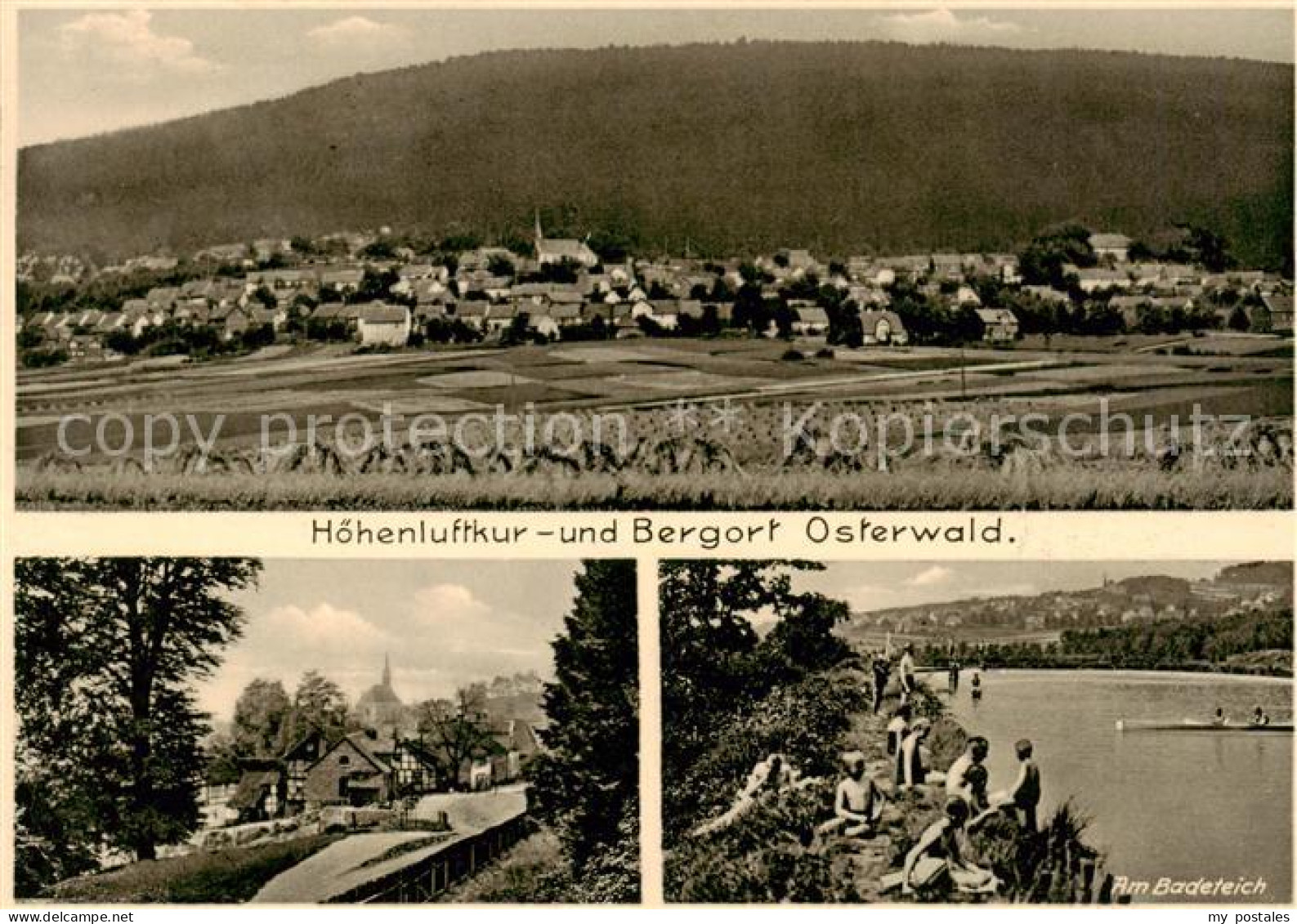 73821901 Osterwald  Elze (Kr.Hameln) Weserbergland Panorama Am Badeteich  - Otros & Sin Clasificación