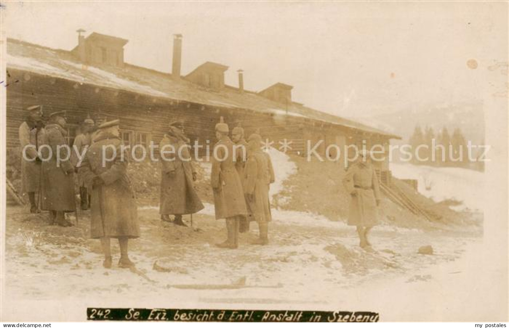 73821863 Szebeny Baranya HU Seine Exzellenz Besichtigt Die Entl Anstalt In Szebe - Hongrie