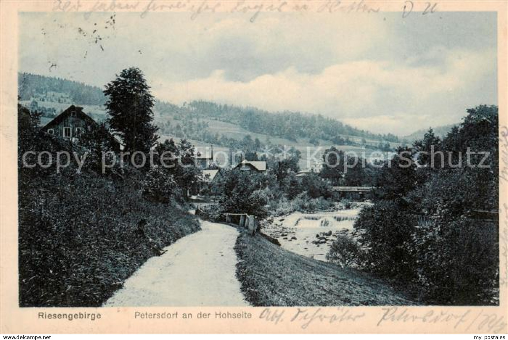 73821789 Petersdorf Schreiberhau Szklarska Poreba Riesengebirge PL Panorama An D - Poland