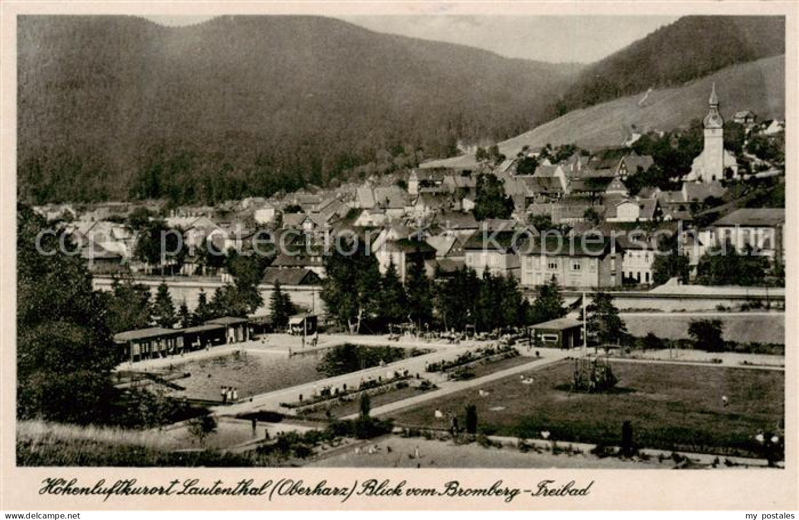 73821635 Lautenthal Harz Blick Vom Bromberg Freibad Lautenthal Harz - Langelsheim