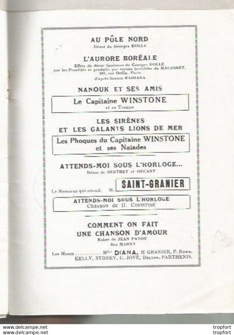 BB / Vintage / Old french program theater 1923 // Programme théâtre Couv GESMAR / CASINO de Paris ON DIT CA ! //