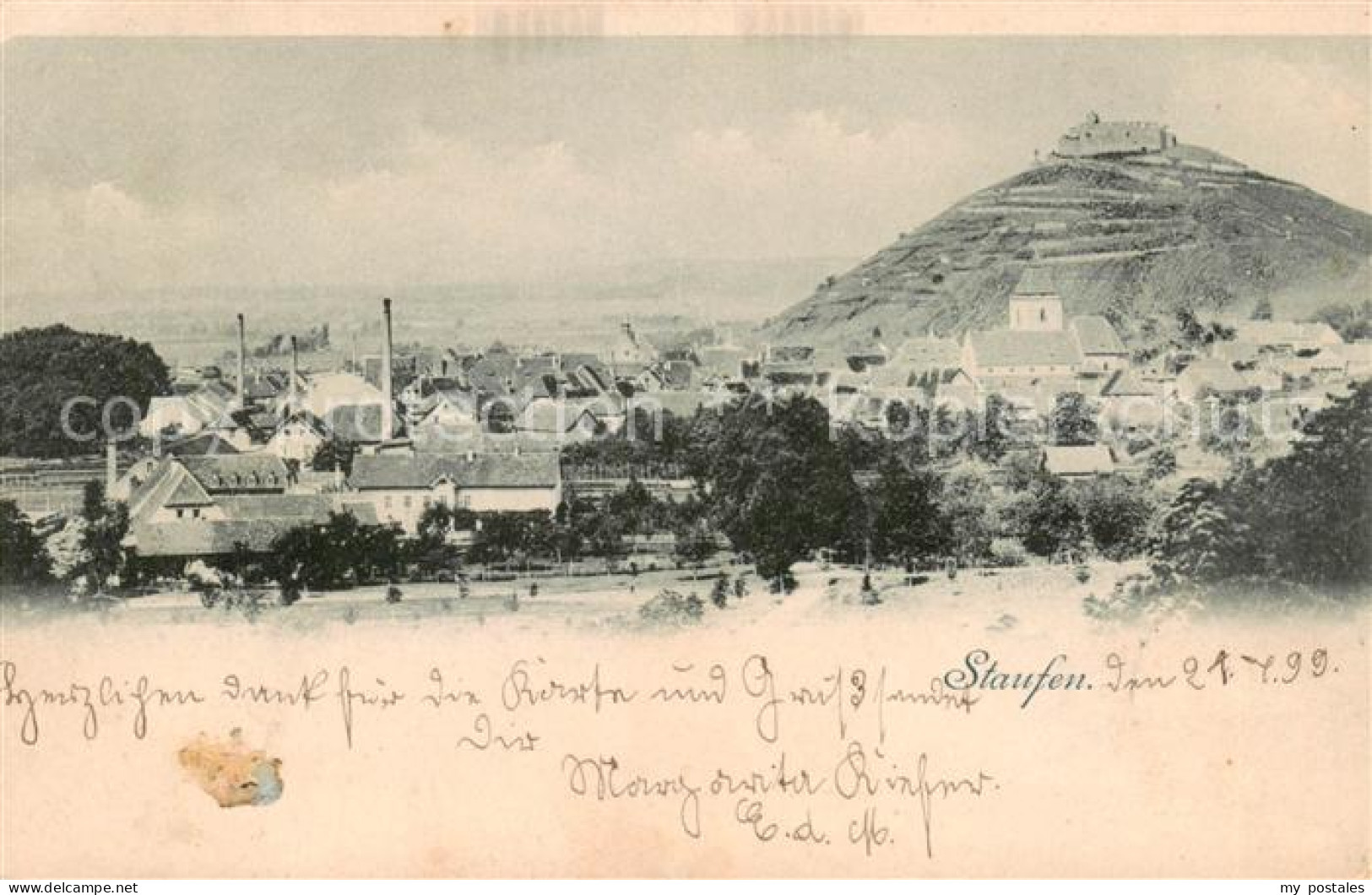 73821579 Staufen Breisgau Panorama Mit Burg Staufen Breisgau - Other & Unclassified