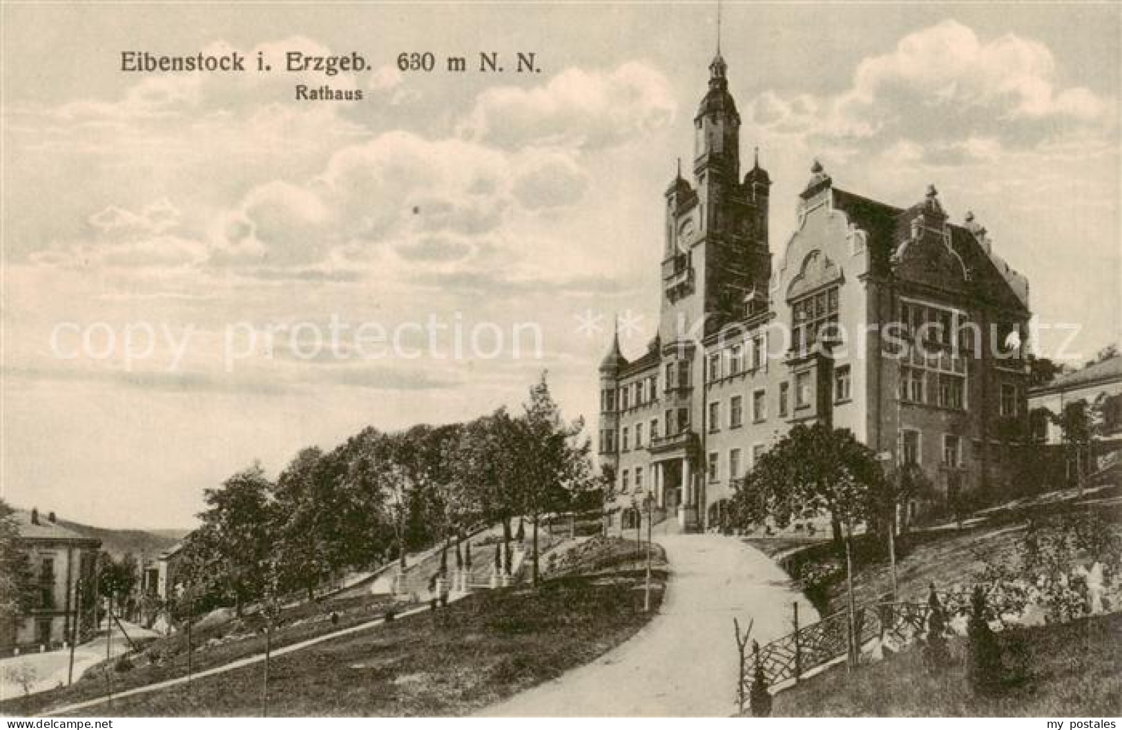 73821555 Eibenstock Rathaus Eibenstock - Eibenstock