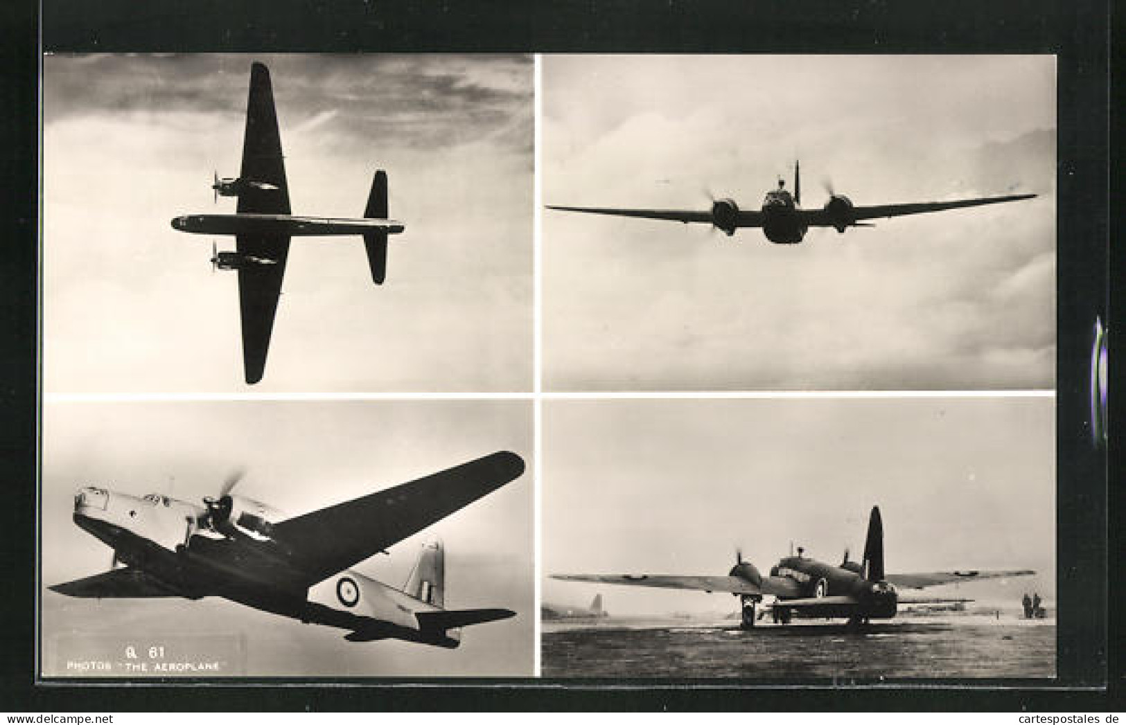 AK Verschiedene Ansichten Eines Bombers Der Royal Air Force  - 1939-1945: 2. Weltkrieg