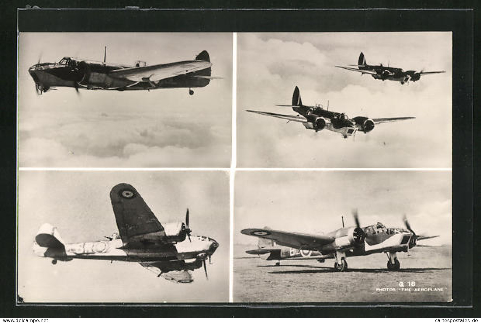AK Ansichten Von Kampfflugzeugen  - 1939-1945: 2a Guerra