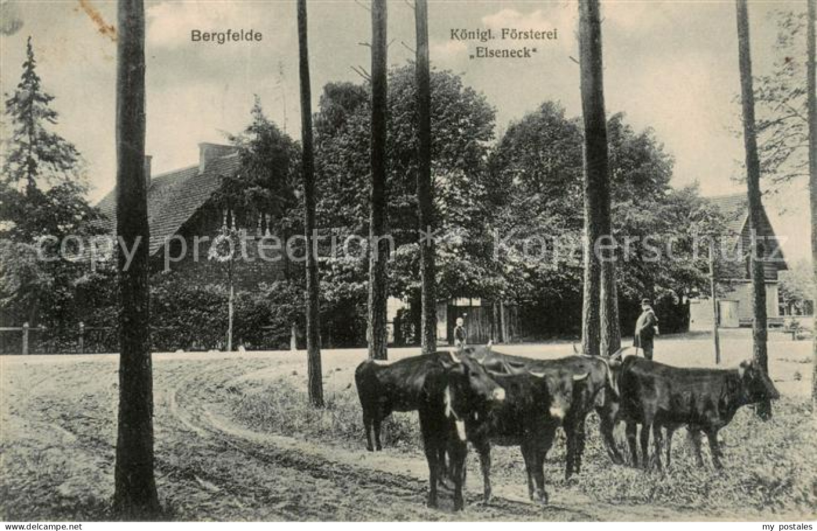 73821465 Bergfelde Hohen Neuendorf Koenigl Foersterei Eiseneck  - Hohen Neuendorf