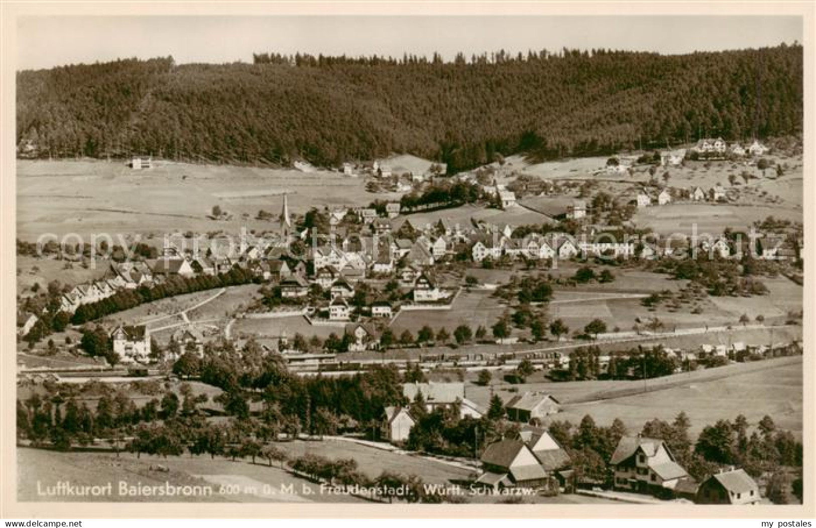 73821434 Baiersbronn Schwarzwald Panorama Baiersbronn Schwarzwald - Baiersbronn