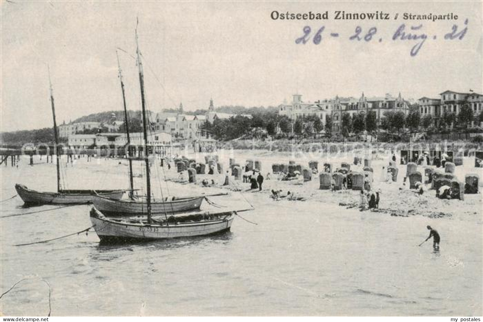 73821225 Zinnowitz Ostseebad Strandpartie Zinnowitz Ostseebad - Zinnowitz