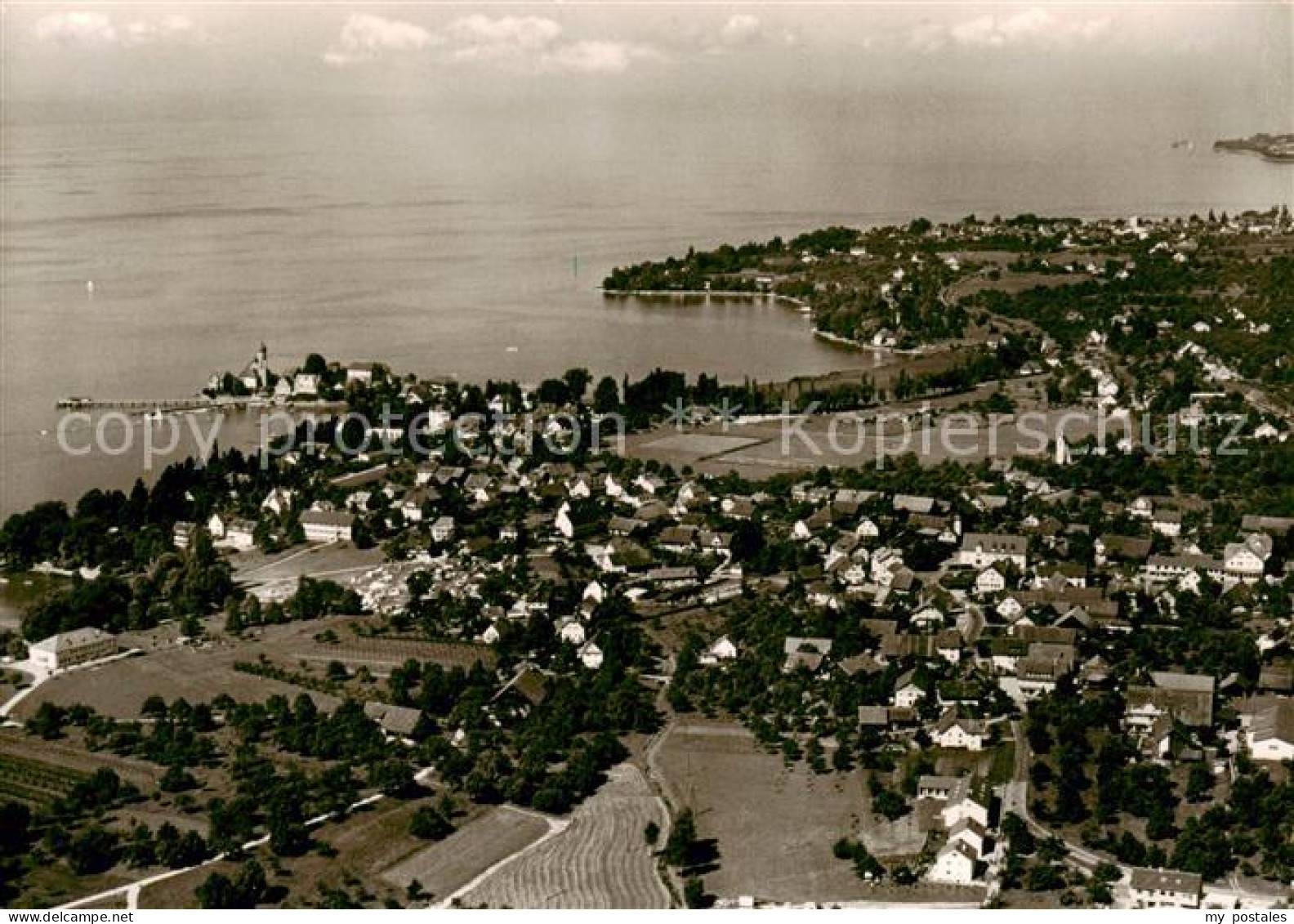 73821172 Wasserburg Bodensee Fliegeraufnahme Wasserburg Bodensee - Wasserburg (Bodensee)