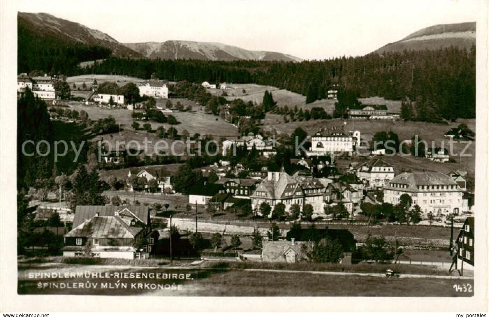 73821133 Spindlermuehle Spindleruv Mlyn CZ Panorama  - Czech Republic