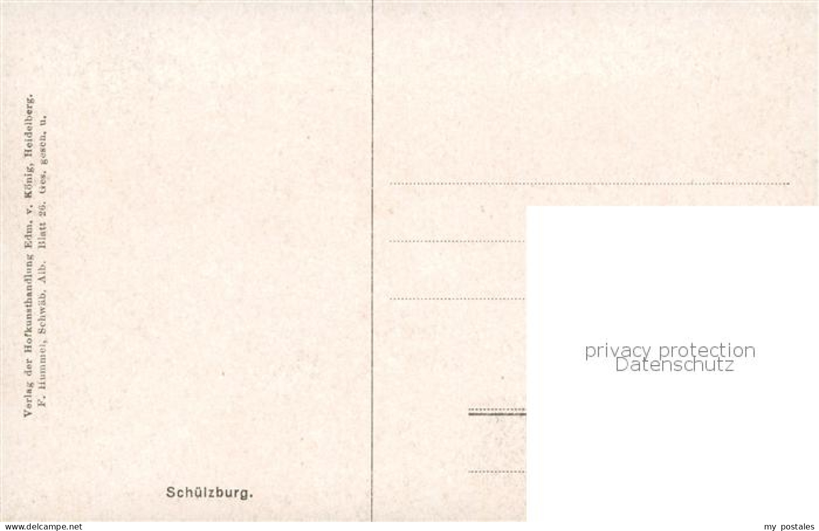 73821035 Schuelzburg Hayingen Reutlingen Schloss Motiv Kuenstlerkarte  - Altri & Non Classificati