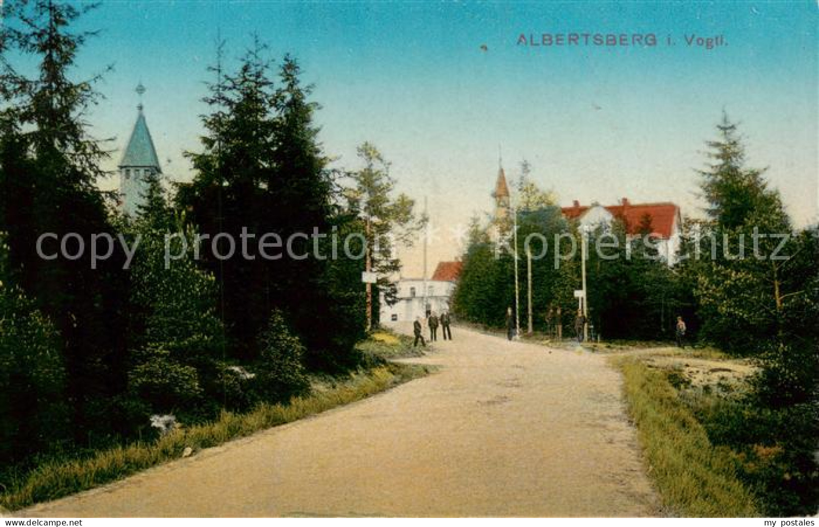 73821007 Albertsberg Auerbach Ortspartie Albertsberg Auerbach - Auerbach (Vogtland)