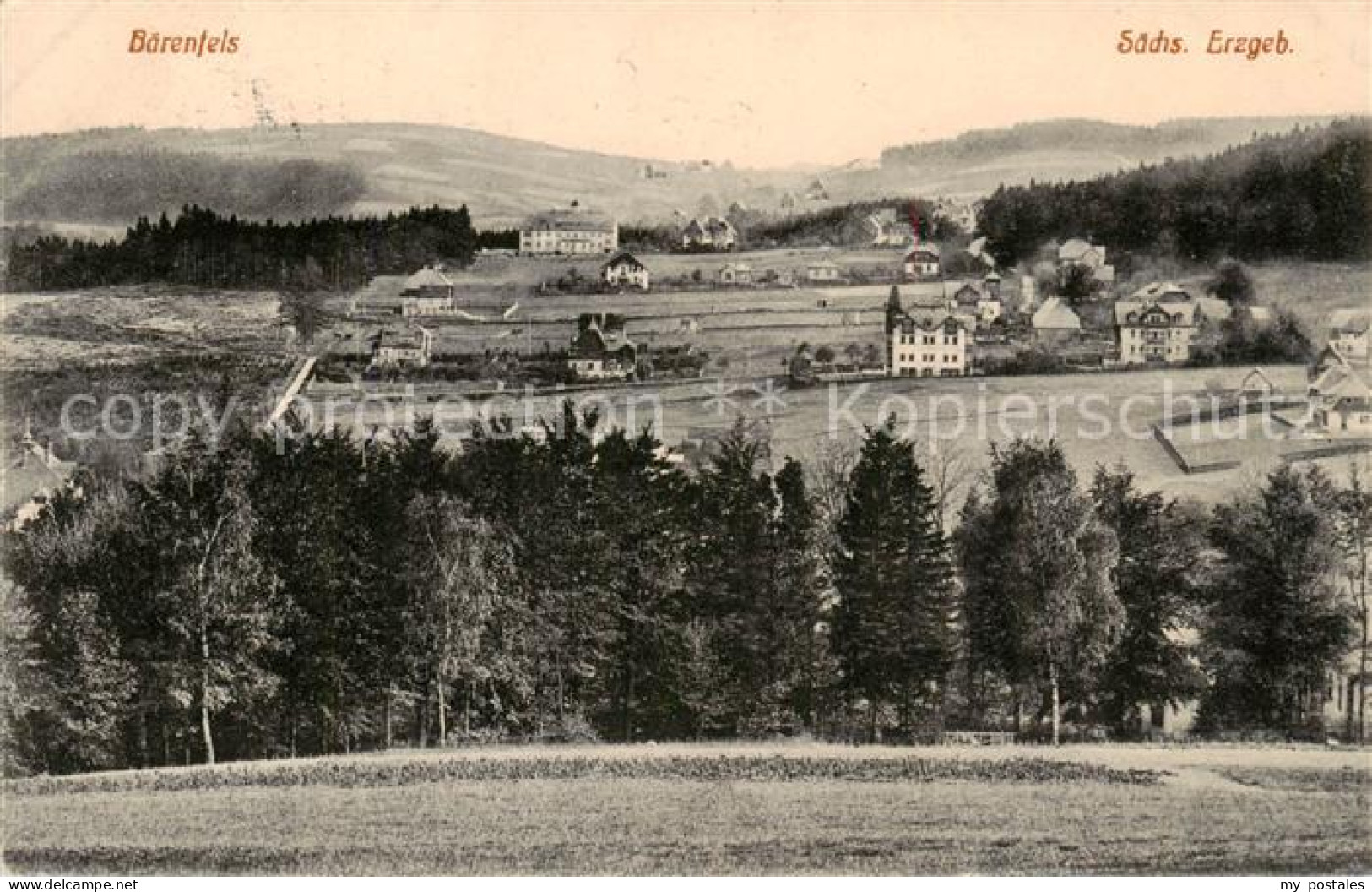 73820977 Baerenfels Erzgebirge Altenberg Panorama  - Altenberg