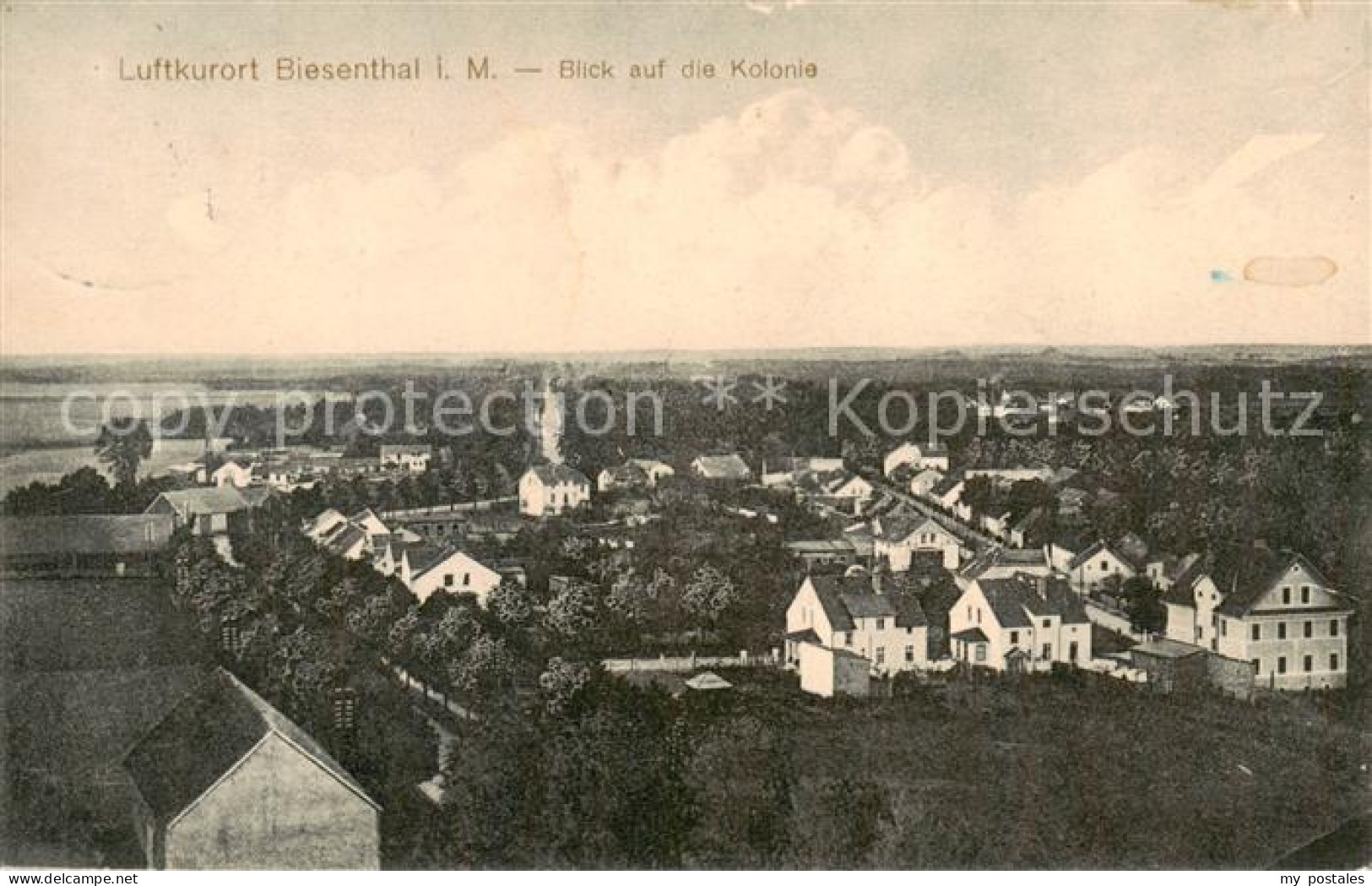 73820975 Biesenthal -Bernau Brandenburg Blick Auf Die Kolonie  - Other & Unclassified