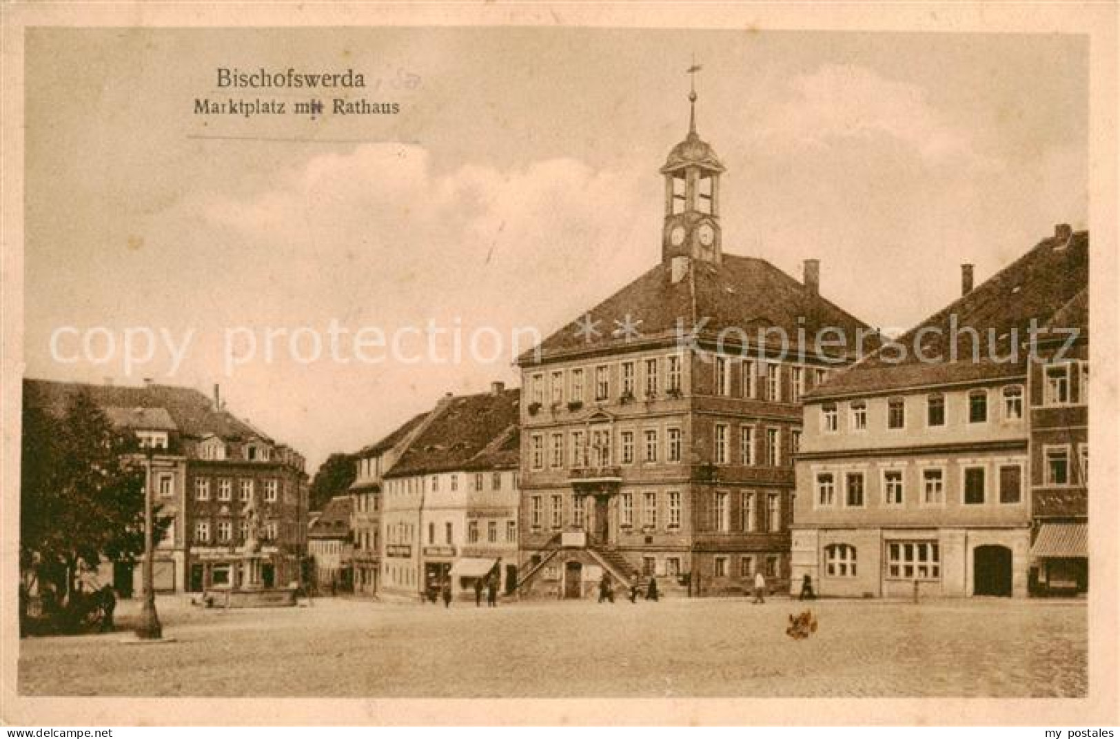 73820969 Bischofswerda Marktplatz Mit Rathaus Bischofswerda - Bischofswerda