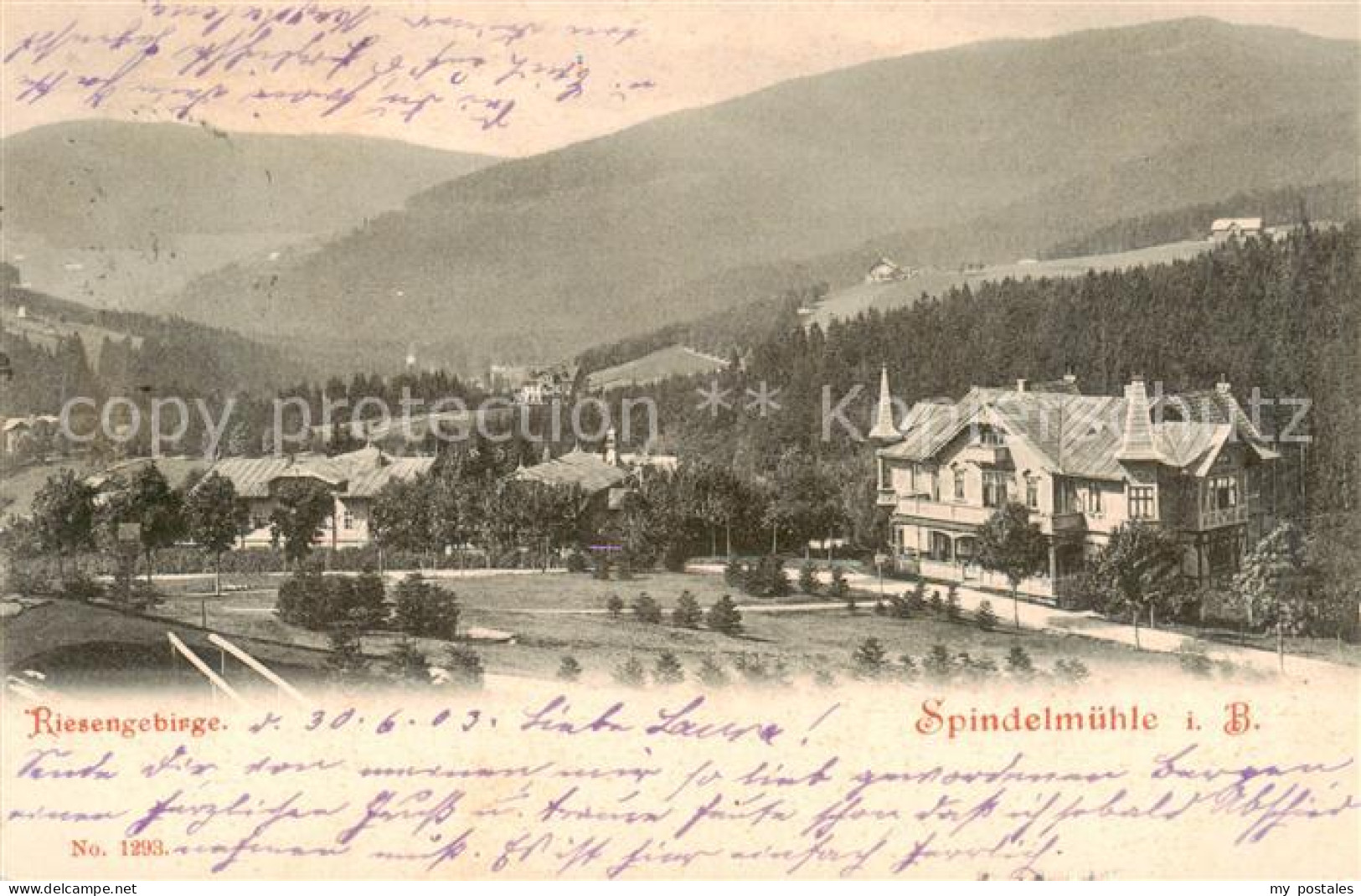 73820938 Spindelmuehle Riesengebirge Spindleruv Mlyn CZ Panorama  - Tsjechië