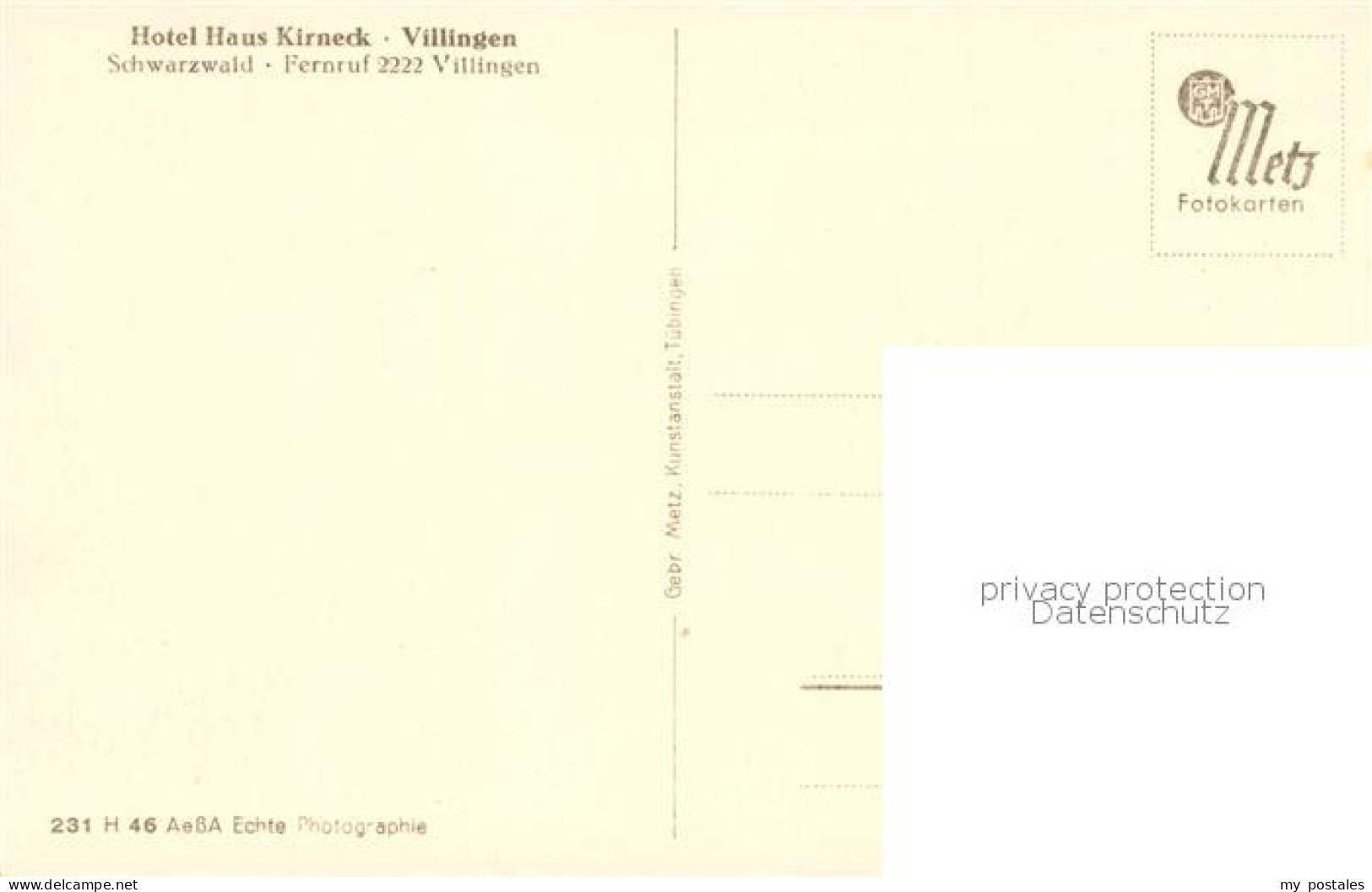 73820890 Villingen -Schwenningen Hotel Haus Kirneck  - Villingen - Schwenningen