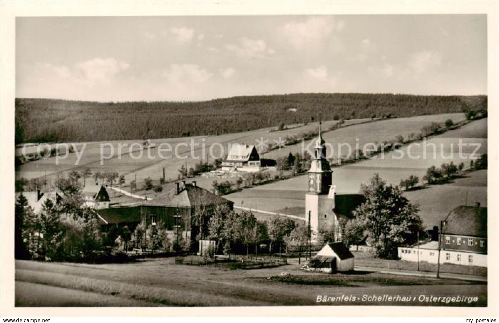 73820749 Schellerhau Ortsansicht Mit Kirche Schellerhau - Altenberg