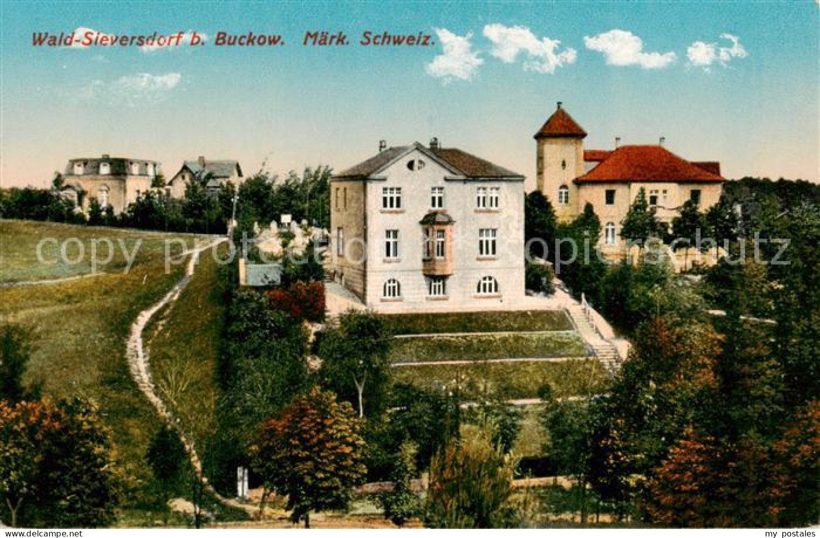 73820748 Wald-Sieversdorf Waldsieversdorf Teilansicht  - Autres & Non Classés