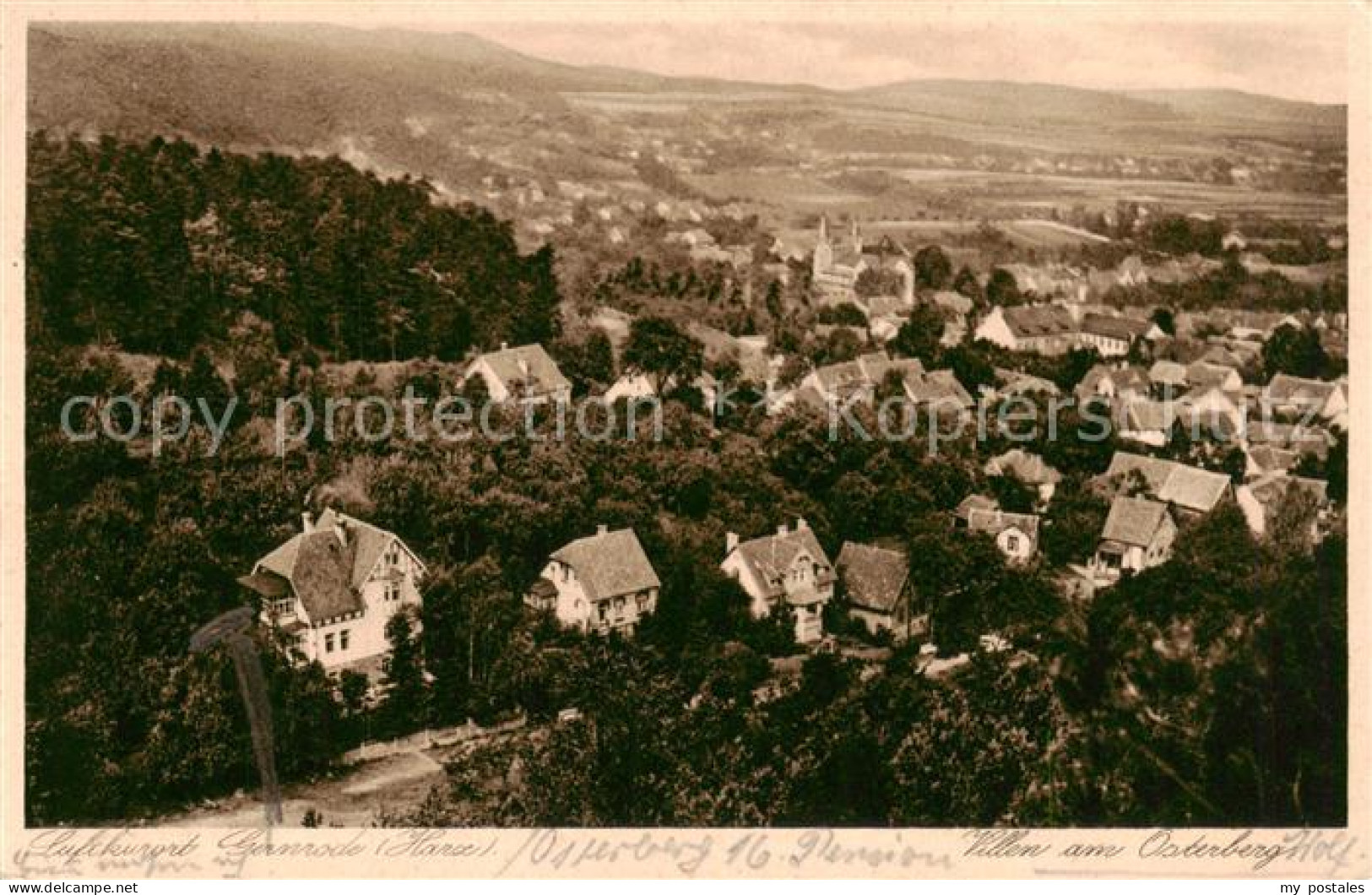 73820720 Gernrode Harz Panorama Villen Am Osterberg Gernrode Harz - Other & Unclassified