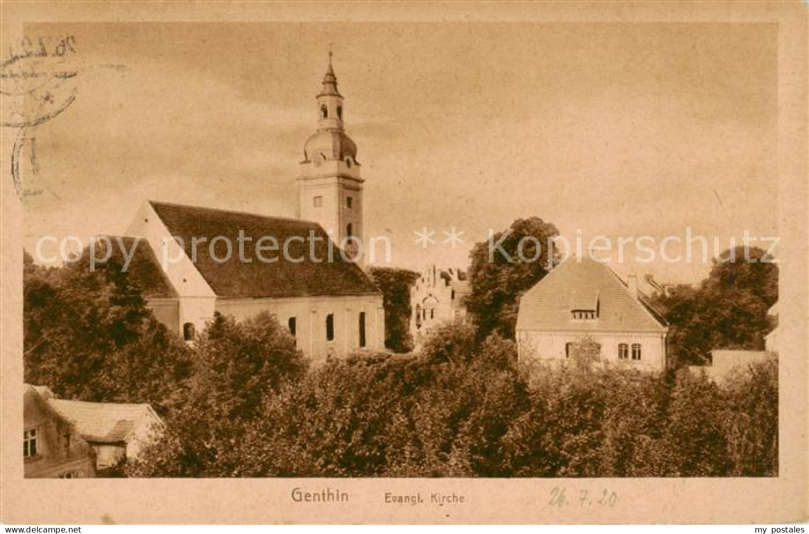 73820717 Genthin Evangelische Kirche Genthin - Genthin