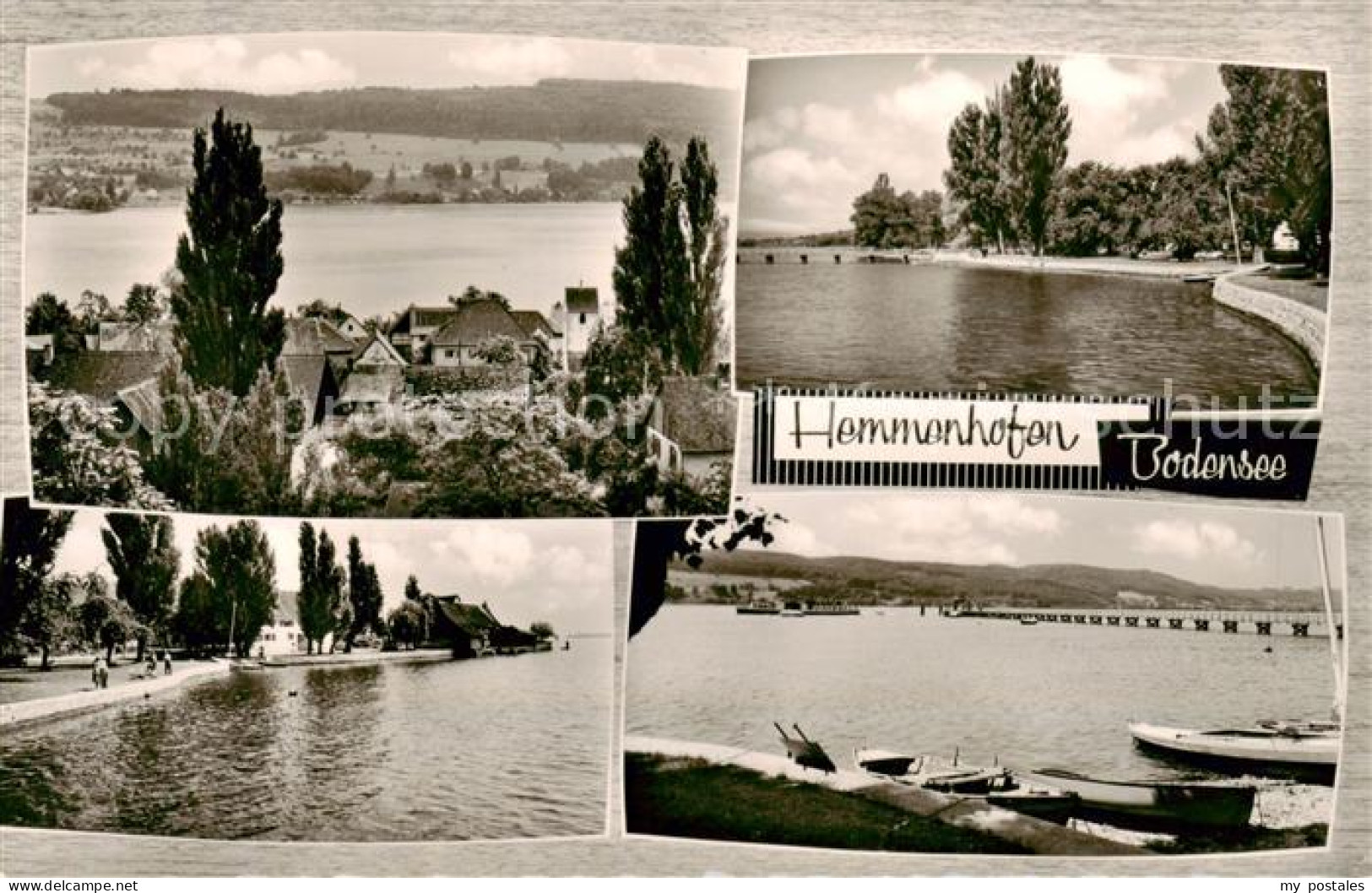 73820698 Hemmenhofen Panorama Blick Ueber Den Bodensee Uferpromenade Hemmenhofen - Altri & Non Classificati