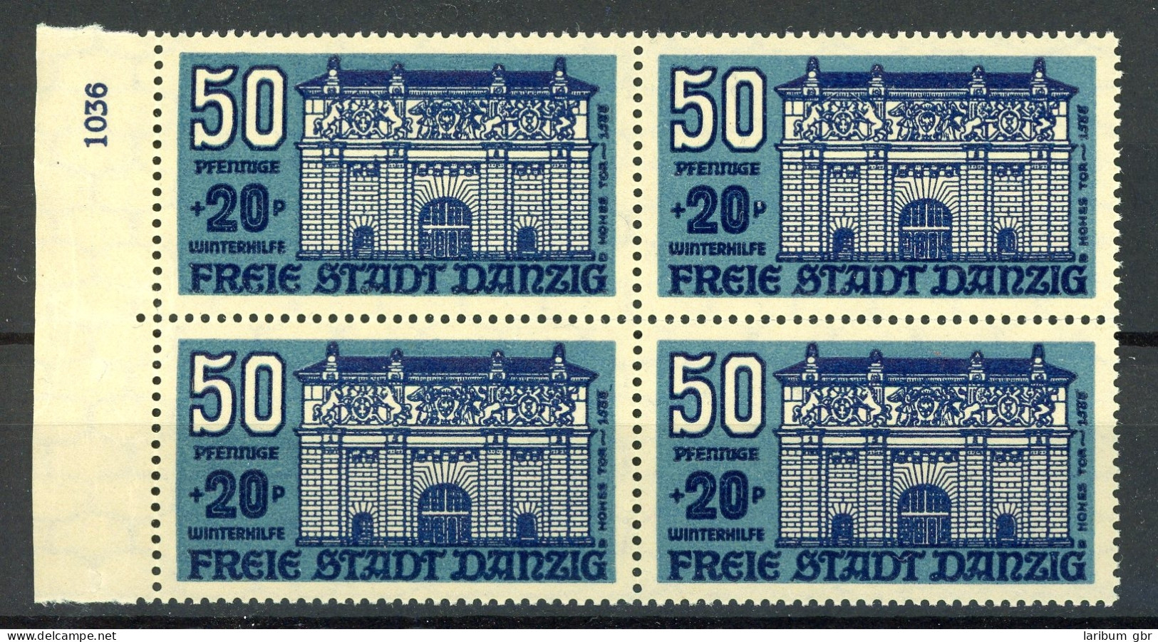 Danzig 266 HAN Postfrisch Im 4er Block #HU164 - Mint