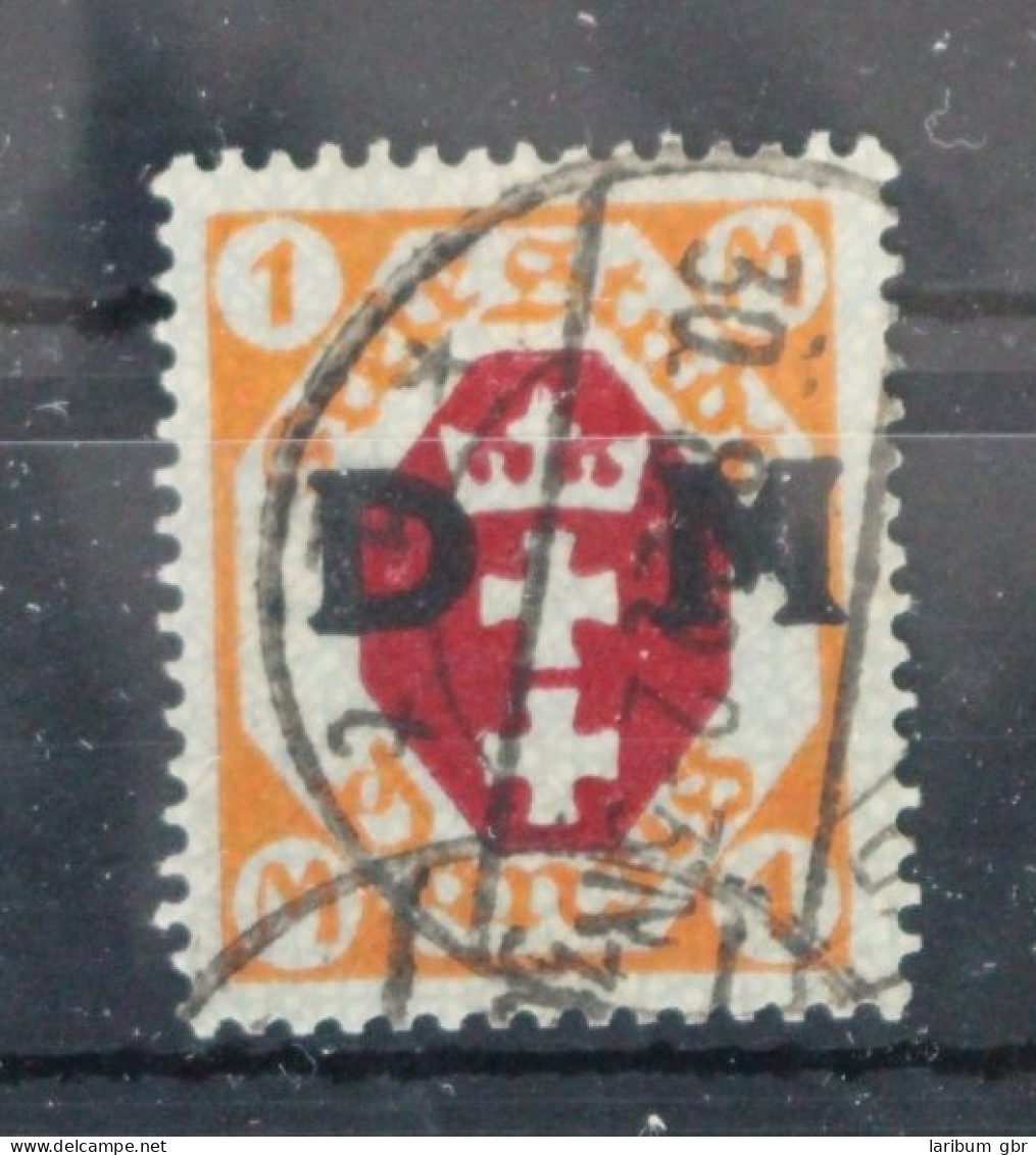 Danzig Dienstmarken 11 Gestempelt Geprüft Infla Berlin #VZ435 - Dienstzegels
