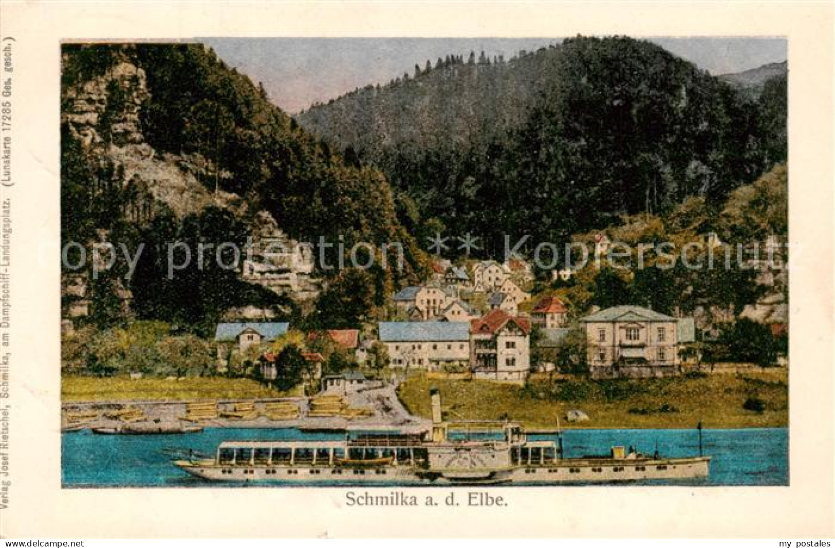 73820583 Schmilka Elbepartie Elbedampfer Schmilka - Bad Schandau