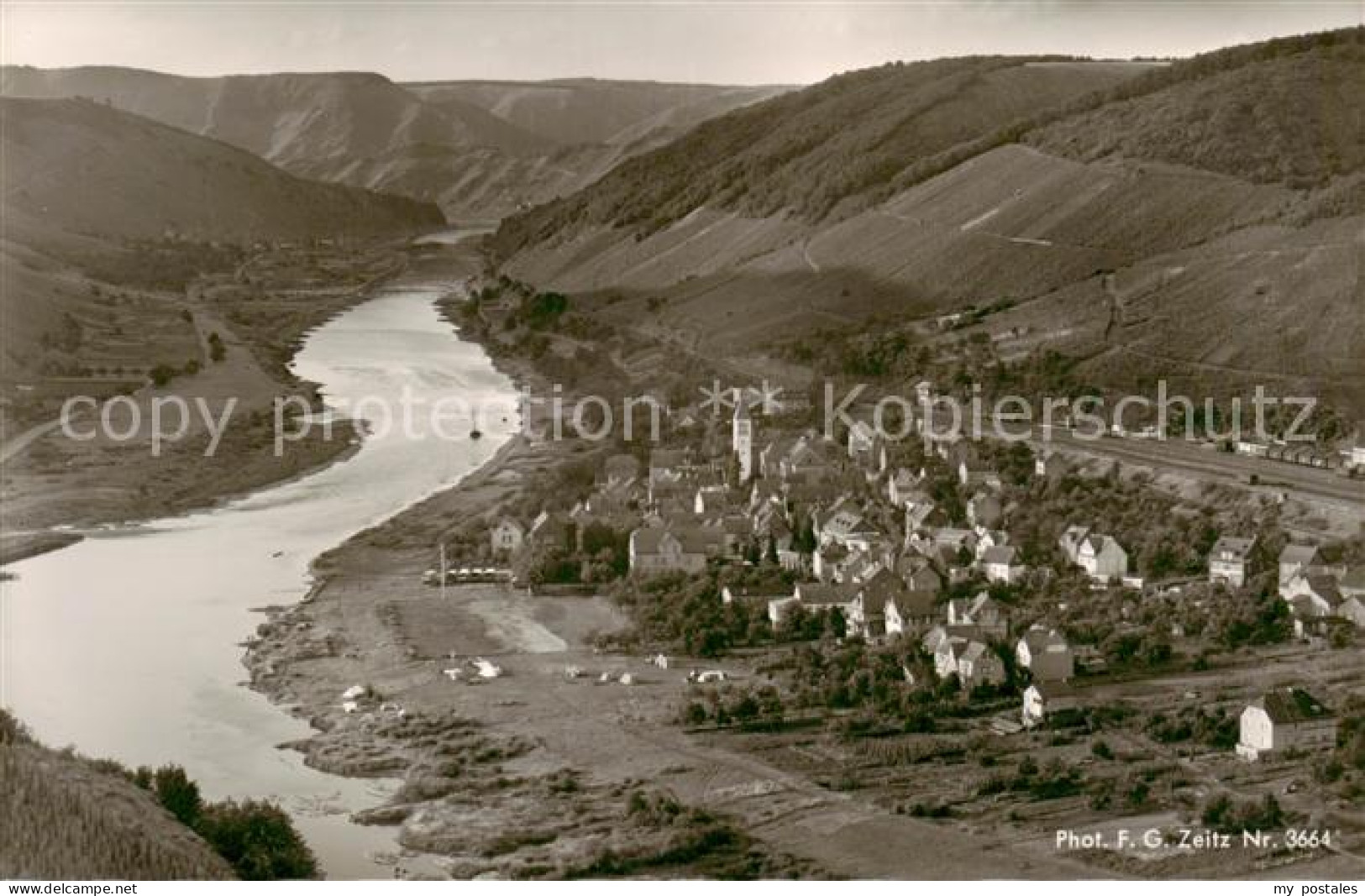 73820531 Bullay Mosel Fliegeraufnahme Bullay Mosel - Altri & Non Classificati