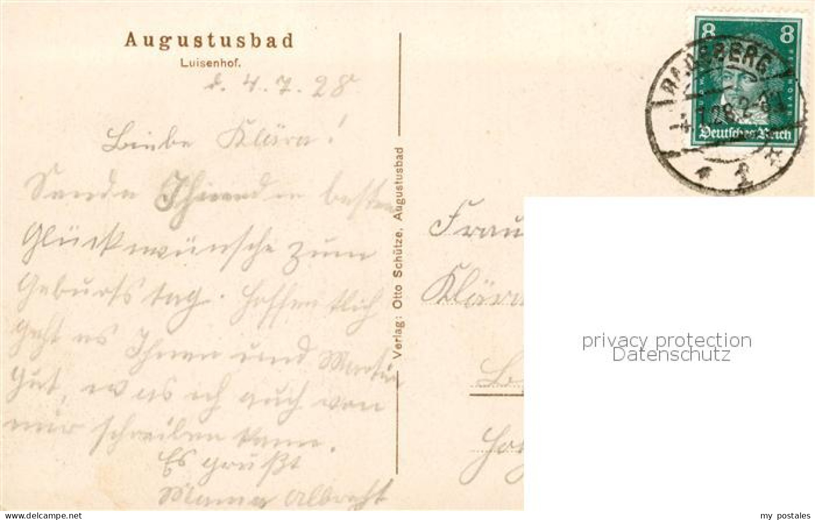 73820334 Augustusbad-Liegau Radeberg Luisenhof  - Other & Unclassified