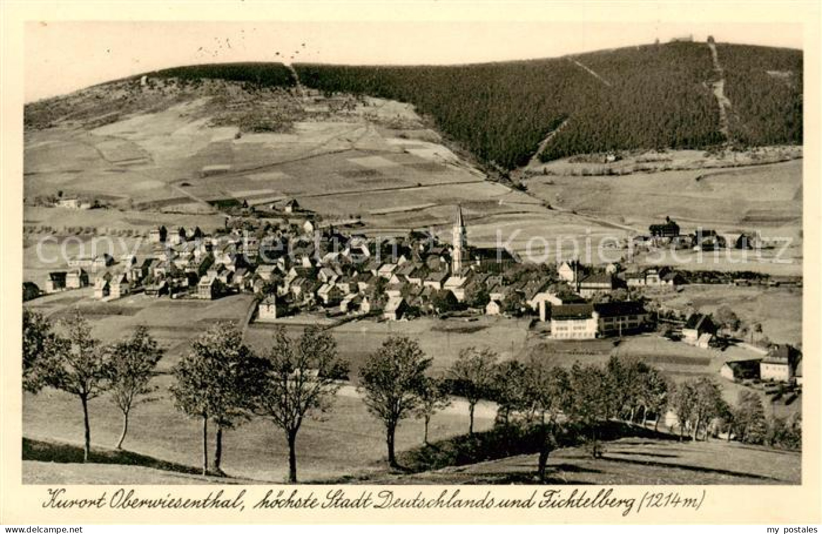 73820319 Oberwiesenthal Erzgebirge Panorama Mit Fichtelberg Oberwiesenthal Erzge - Oberwiesenthal