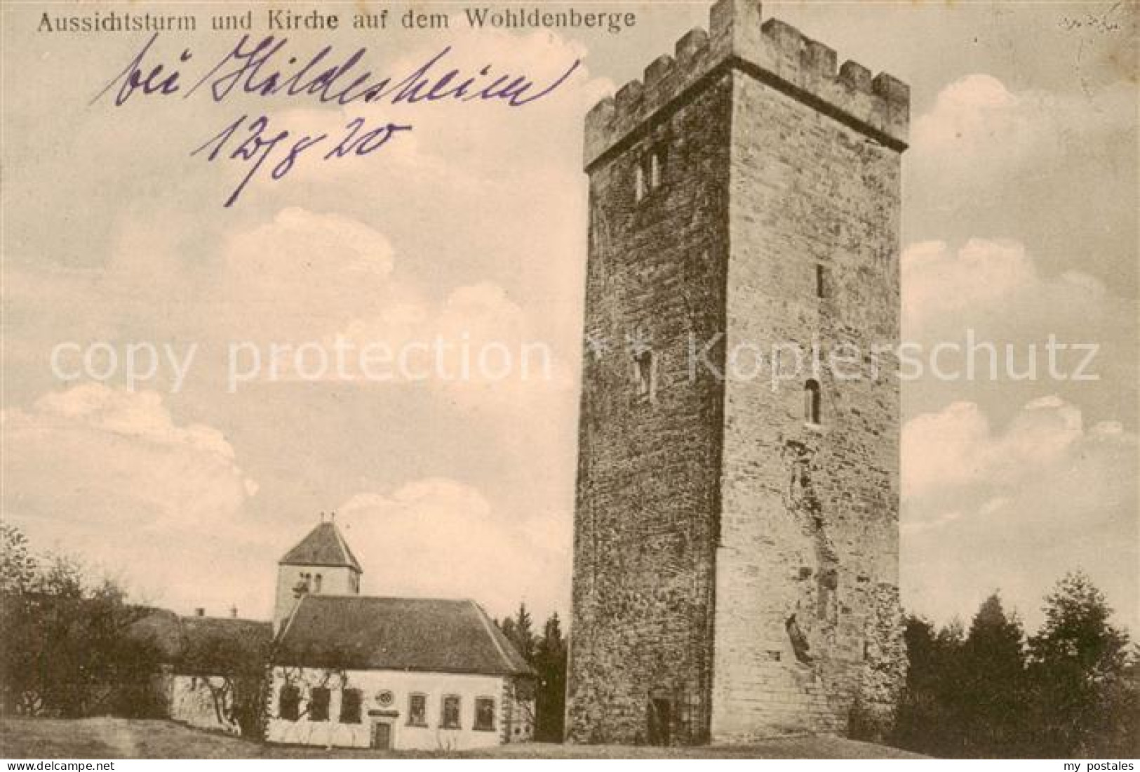 73820265 Wohldenberg Hildesheim Aussichtsturm Und Kirche  - Hildesheim